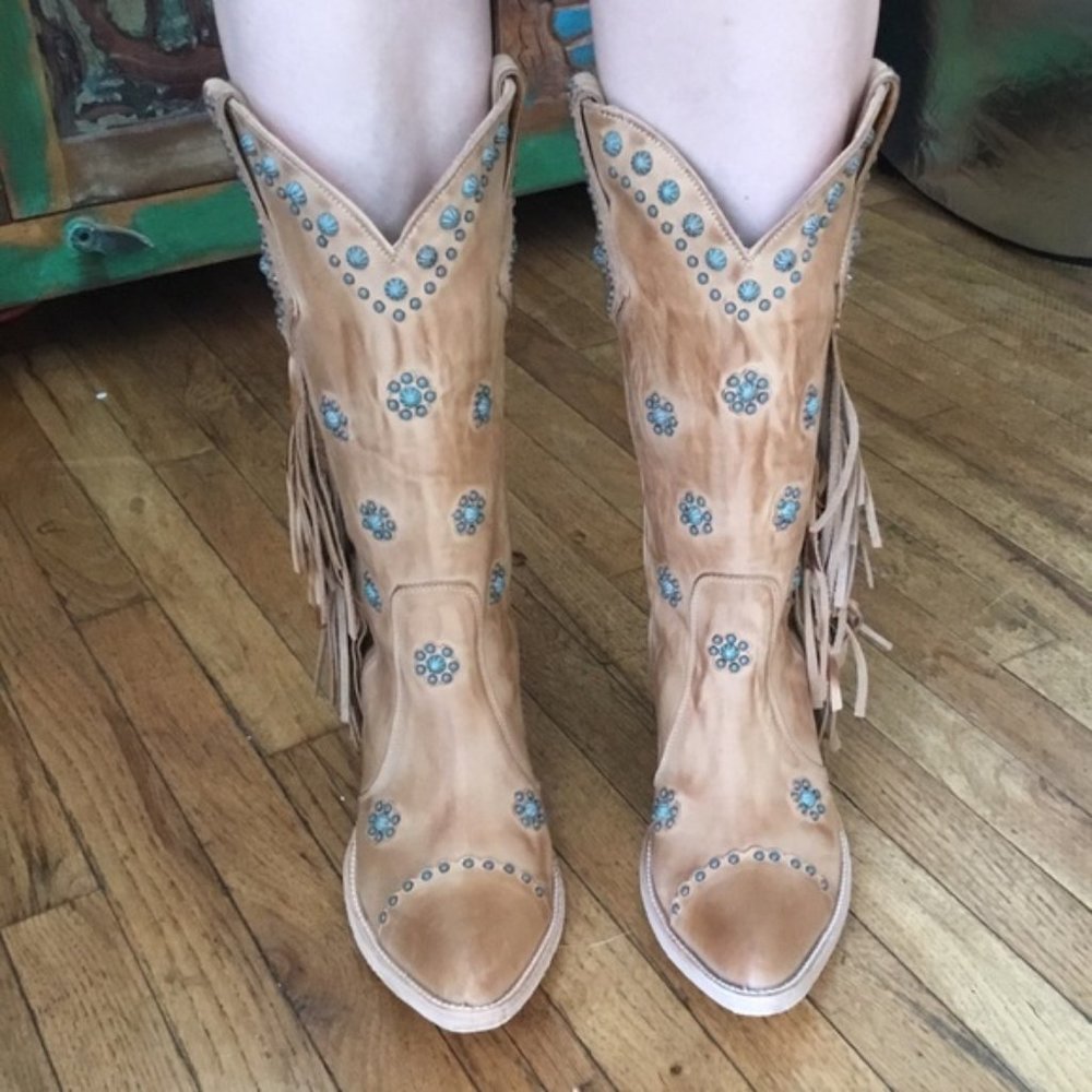 NIB Old Gringo Savannah Straw Fringe (10) - Picture 12 of 13